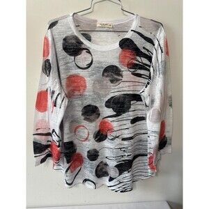 JESS & JANE BUBBLES DAZZLING BURNOUT TUNIC PXL